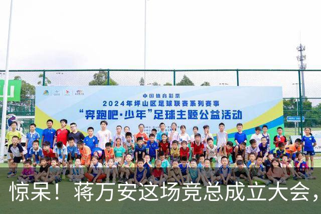 惊呆！蒋万安这场竞总成立大会，靠的竟然是洪孟楷那一句五万人！
